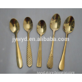 gold coffee spoon